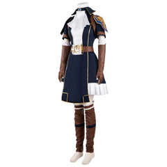Halloweez Arcane Caitlyn Cosplay Costume - The Sheriff of Piltover Uniform Dress for Halloween Carnival - Halloweez