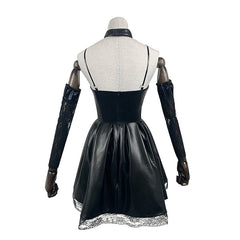 Death Note Misa Amane Black Suspender Skirt Halloween Lolita Dress Set - Cosplay Costume - Halloweez
