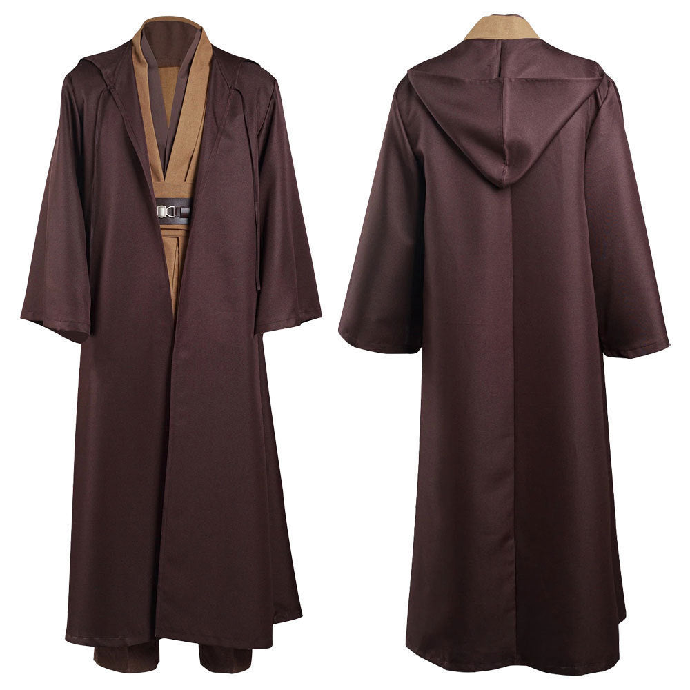 Obi-Wan Kenobi Cosplay Costume Star Wars Halloween Jedi Role Play Outfit - Halloweez