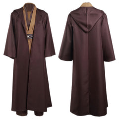 Obi-Wan Kenobi Cosplay Costume Star Wars Halloween Jedi Role Play Outfit - Halloweez