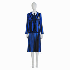 Halloweez Addams Family Cosplay Costume - Full Set Anime Inspired School Uniform - Halloweez
