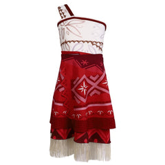 Princess Moana Cosplay Costume Hawaiian Dress for Halloween Performance - Halloweez