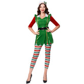 Halloweez Girls Cosplay Christmas Costume, Festive Stage Performance Outfit - Halloweez