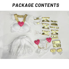 Panty & Stocking with Garterbelt Panty Anarchy Cosplay Costume Full Outfit for Anime Fans - Halloweez
