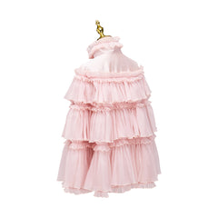 Anime Pink Mid-Length Cape Cosplay Costume – Elegant & Authentic Replica for Cosplay Enthusiasts - Halloweez