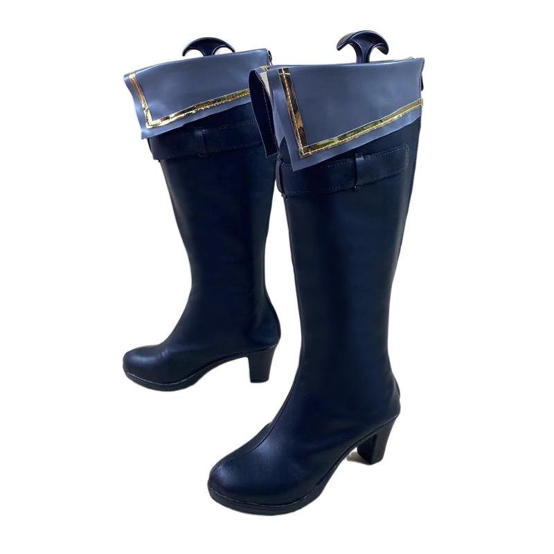 1939 Eternal Feather Taffy Cosplay Shoes for Anime Game Characters and Comic Con Performances - Halloweez