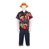 One Piece Luffy Cosplay Costume - Real Version Movie Same Role Play Clothing - Halloweez