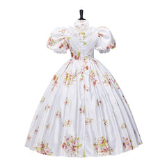 Rococo Style Dress Cosplay Costume – Elegant Anime-Inspired Outfit - Halloweez