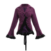 Halloweez Victorian Renaissance Retro Coat - Ladies Lace Jacket with Steampunk Style - Halloweez