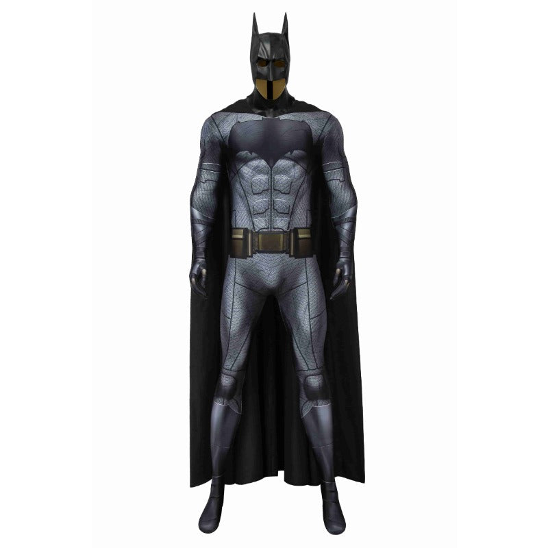 Halloweez Super Hero Infinite Earths Clark Blue Cosplay Suit with Cloak - Halloweez