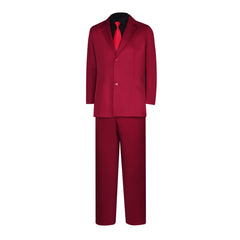ONEPIECE Sanji Cosplay Costume Red Suit Anime Role Play Full Set - Halloweez