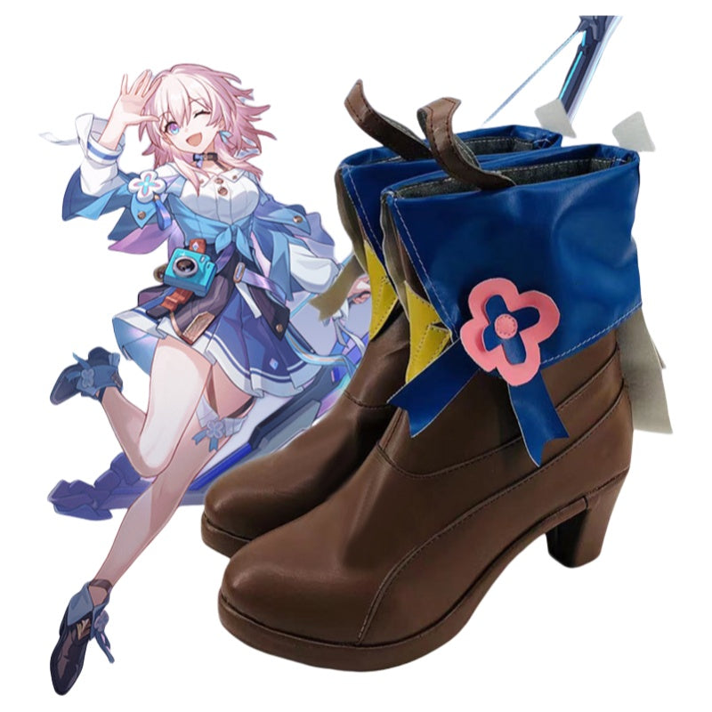Honkai: Star Rail March 7th Cosplay Shoes for Anime Conventions and Performances - Halloweez
