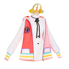 Halloweez Cosplay Costume - Uta's Red Stage Version | One Piece Anime World's Song Outfit - Halloweez