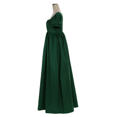 Elegant Halloweez Regency Ball Dress - High Waistline Tea Gown Dress Custom Made - Halloweez