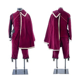 15th Century Renaissance Men's Tudor King Costume - Majestic Red Gown with Cloak | Halloweez Medieval Series - Halloweez