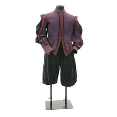 1630s Renaissance Men's Costume - Halloweez Elizabethan Uniform Jacket and Pants Set - Halloweez