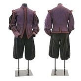 1630s Renaissance Men's Costume - Halloweez Elizabethan Uniform Jacket and Pants Set - Halloweez