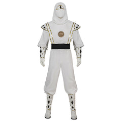 Halloweez Tommy Oliver White Ranger Ninja Cosplay Costume - Halloweez