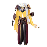Halloweez - Genshin Impact Traveler Aether Cosplay Costume | Premium Anime Inspired - Halloweez