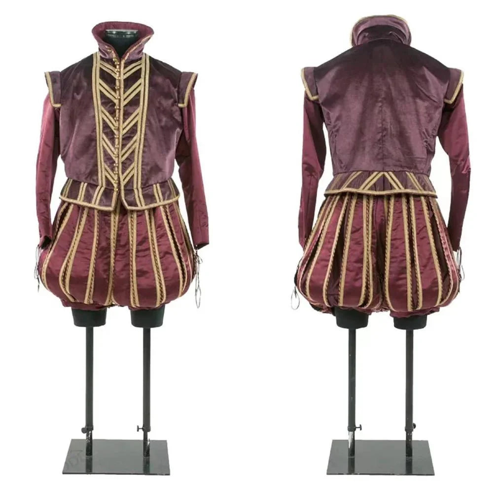 16th Century Men's Elizabethan Tudor Costume - Royal Prince Tudor King Costume by Halloweez - Halloweez
