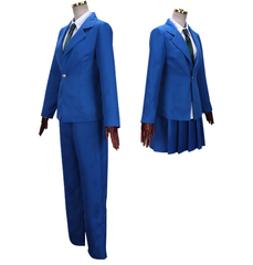 Conan Kudo Shinichi Cosplay Costume Haibara Ai Mihu High School Uniform Anime Cosplay Outfit for Men Japanese Style - Halloweez