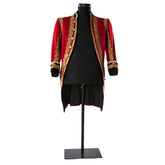1770s Men's Red Jacket - Authentic Victorian King Prince Tailcoat for Medieval Regency Georgian Theatre Show - Halloweez