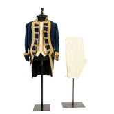 1770s Rococo Louis Era Men's Navy Blue Halloweez Military Costume - Inspired by Marie Antoinette - Halloweez