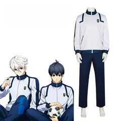 BLUELOCK Blue Prison Soccer Jersey Cosplay Costume for Isagi Yoichi, Bachira Meguru, Chigiri Hyoma, Kunigami Rensuke - Halloweez
