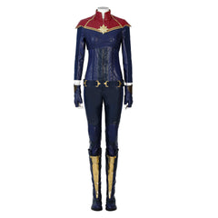 Halloweez Ms Marvel Kamala Khan Battle Suit Halloween Cosplay Costume Set for Enthusiasts - Halloweez