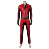 Embrace Your Inner Hero with The Umbrella Academy Ben Cosplay Costume - Red Leather Suit for Halloween - Halloweez