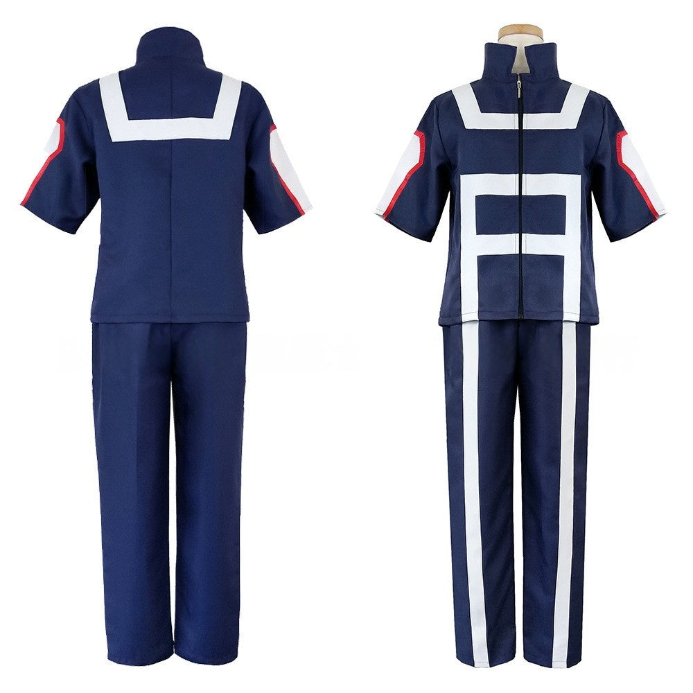 My Hero Academia Cosplay Katsuki Bakugo Tenya Iida Shoto Todoroki High School Gymnastics Uniform - Halloweez