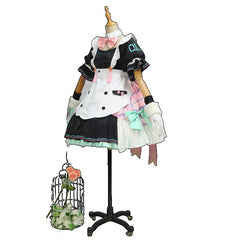 Enchanting Halloweez 2021 Clover Bunny Miku Cosplay Costume with Boots - Hatsune Miku Inspired Outfit - Halloweez