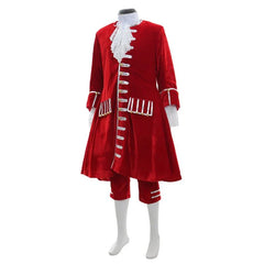 18th Century Aristocrat Costume for Men - Red Velvet Vintage Suit | Halloweez Medieval Series - Halloweez