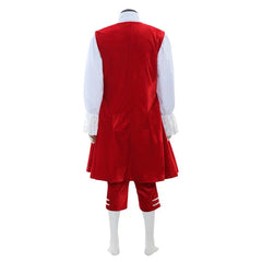 18th Century Aristocrat Costume for Men - Red Velvet Vintage Suit | Halloweez Medieval Series - Halloweez