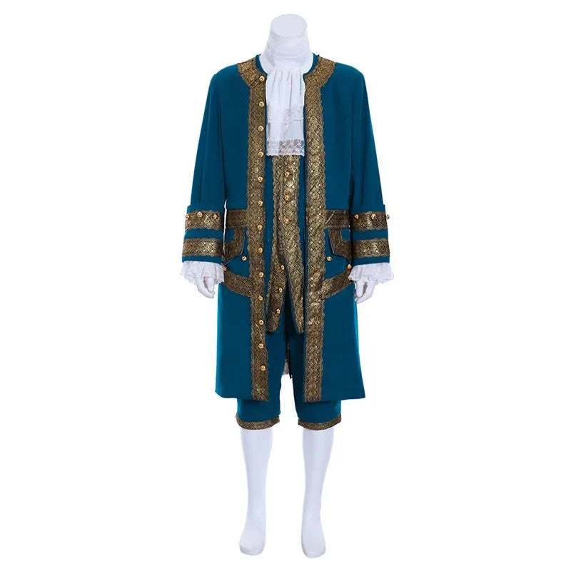18th Century British Gentleman Cosplay Suit - Halloweez Victorian Renaissance Tudor Outfit for Men - Halloweez