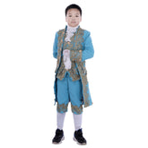 18th Century Colonial Court Costume for Boys - Halloweez Washington Rococo Blazer Suit - Halloweez