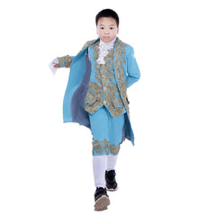 18th Century Colonial Court Costume for Boys - Halloweez Washington Rococo Blazer Suit - Halloweez