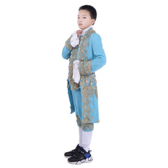 18th Century Colonial Court Costume for Boys - Halloweez Washington Rococo Blazer Suit - Halloweez