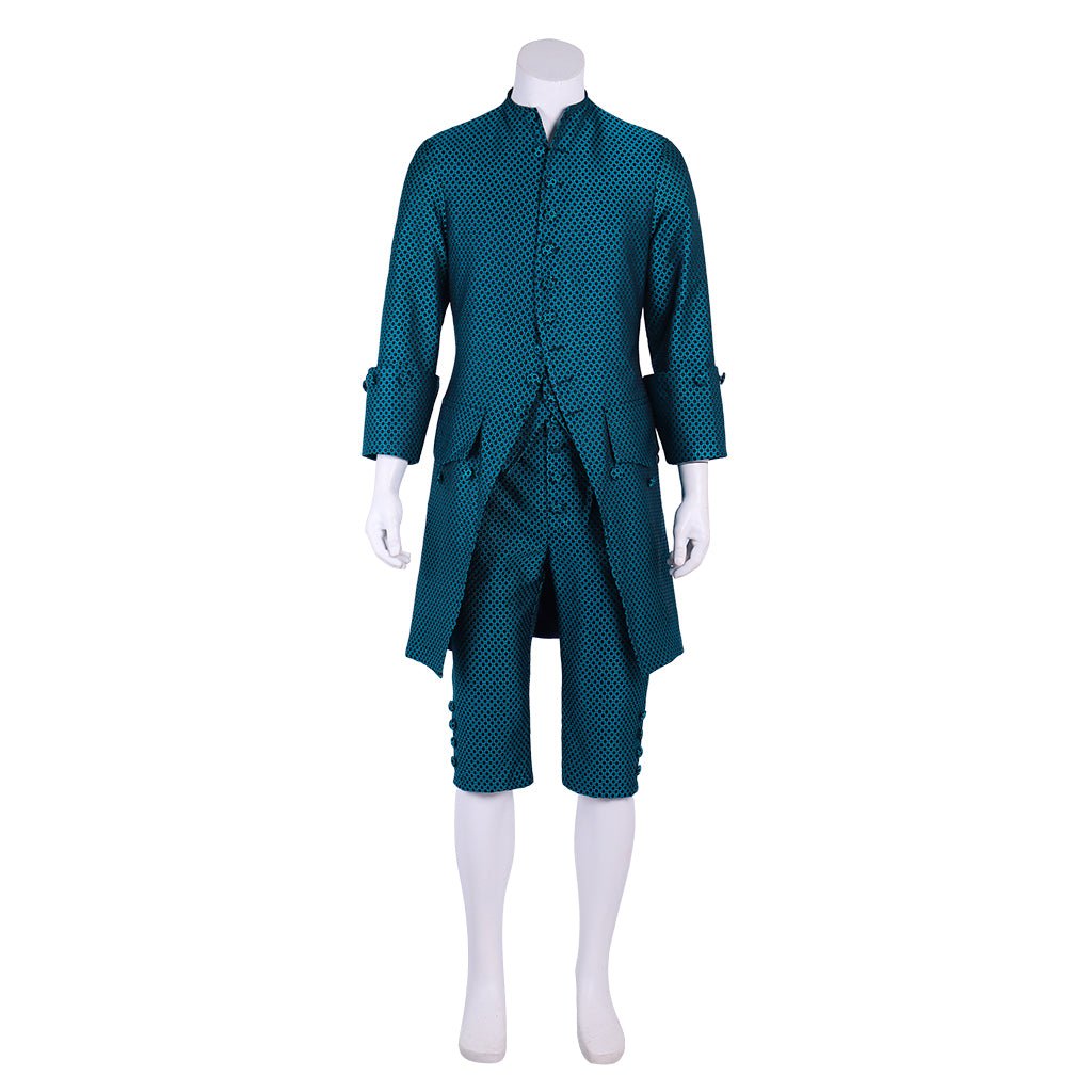 18th Century Colonial Military Tuxedo Costume - Halloweez Victorian Regency Men's Halloween Suit - Halloweez