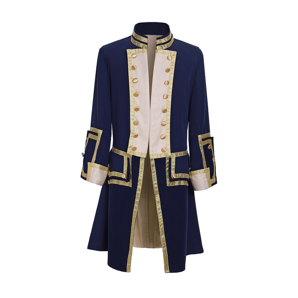 18th Century Inspired Men's Royal Uniform - Halloweez Colonial Tuxedo Coat - Halloweez