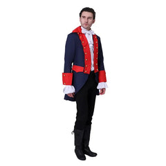 18th Century Vintage Red Blue Coat for Men - King Costume by Halloweez - Halloweez