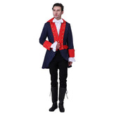 18th Century Vintage Red Blue Coat for Men - King Costume by Halloweez - Halloweez