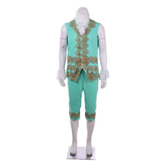 18th Century Rococo Men’s Court Dress - Green Retro Colonial Suit | Halloweez Medieval Series - Halloweez