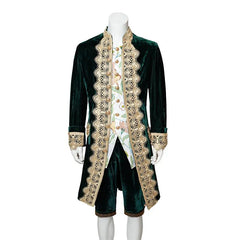 18th Century Victorian Aristocrat Costume - Black Distinguished Gentleman Royal Court Ensemble - Halloweez