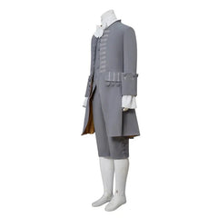18th Century Victorian Prince Cosplay Costume - Elegant Tailcoat Blazer with Lace Tie for Special Events - Halloweez