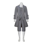 18th Century Victorian Prince Cosplay Costume - Elegant Tailcoat Blazer with Lace Tie for Special Events - Halloweez