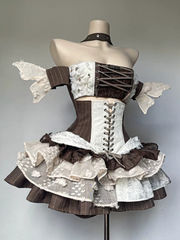 Genshin Impact Navia Cosplay, Custom Fontaine Noble Light Battle Skirt for Halloween Comic Con