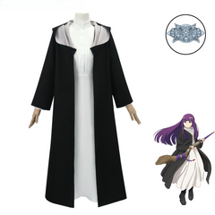 Frieren Cosplay Costume, Custom Frieren Fern Himmel Outfit for Halloween Comic Con