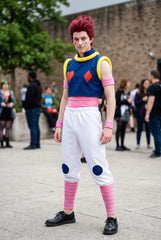 Hunter × Hunter Hisoka Cosplay Costume Anime Role Play Outfit Full Set In Stock - Halloweez