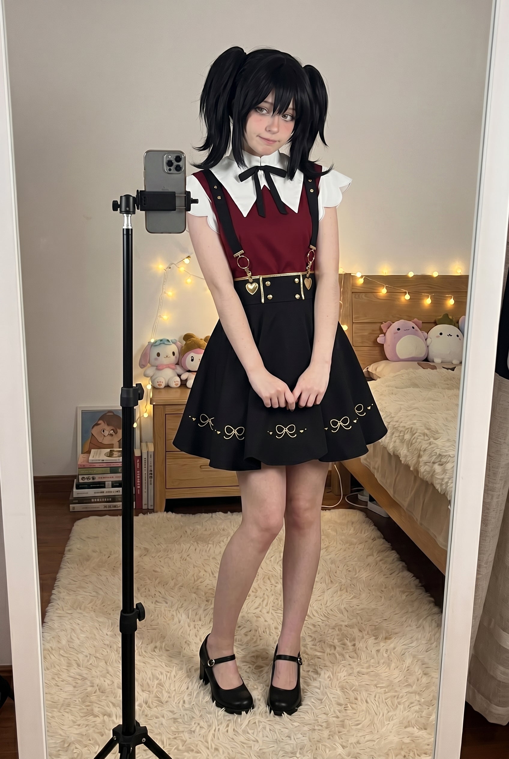 Needy Streamer Overload KAngel Casual Outfit Cosplay Costume for Streamer Fans - Halloweez